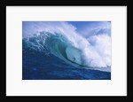 Surfer shooting the curl of Jaws at Peahi on Maui by Anonymous