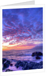 Sunset over beach at Wailea on Maui by Anonymous