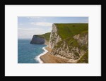 Cliffs above Lulworth Cove on Dorset's Jurassic Coast by Anonymous