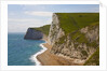 Cliffs above Lulworth Cove on Dorset's Jurassic Coast by Anonymous
