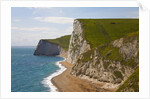 Cliffs above Lulworth Cove on Dorset's Jurassic Coast by Anonymous