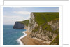 Cliffs above Lulworth Cove on Dorset's Jurassic Coast by Anonymous
