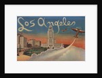 Skywriting airplanes in Los Angeles by Anonymous