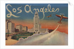 Skywriting airplanes in Los Angeles by Anonymous