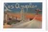 Skywriting airplanes in Los Angeles by Anonymous