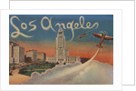 Skywriting airplanes in Los Angeles by Anonymous