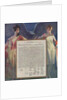 Lovely ladies guarding Declaration of Independence by Anonymous