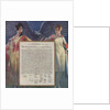 Lovely ladies guarding Declaration of Independence by Anonymous