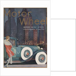 Woman with car in city setting by Anonymous