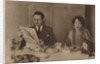 Husband and wife at breakfast by Anonymous
