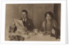 Husband and wife at breakfast by Anonymous