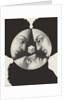 Three faces staring at cube by Anonymous