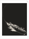 Speed boat at night full of friends by Anonymous