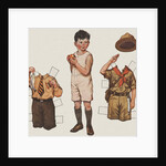 Paper doll boy with scouts uniform by Anonymous