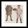 Paper doll boy with overcoat and hat by Anonymous