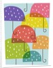 Raining umbrellas by Anonymous