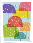 Raining umbrellas by Anonymous