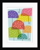 Raining umbrellas by Anonymous