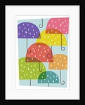 Raining umbrellas by Anonymous