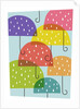 Raining umbrellas by Anonymous