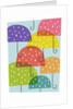 Raining umbrellas by Anonymous