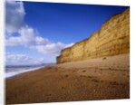 Burton Beach at Burton Bradstock on the Dorset Jurassic Coast by Anonymous