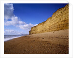 Burton Beach at Burton Bradstock on the Dorset Jurassic Coast by Anonymous
