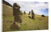 Moai at Rano Raraku on Easter Island by Anonymous