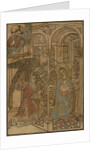 15th century woodcut of the Annunciation by Anonymous