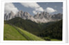 Odle Group in the Italian Dolomites by Anonymous