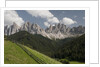 Odle Group in the Italian Dolomites by Anonymous