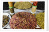 Olive stand in a souk in the medina in Marrakech by Anonymous