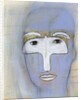 Woman with a dove over her eyes by Anonymous