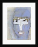 Woman with a dove over her eyes by Anonymous