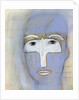 Woman with a dove over her eyes by Anonymous