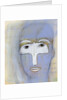 Woman with a dove over her eyes by Anonymous