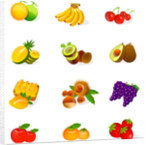 Different types of fruits by Anonymous