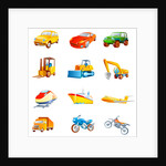 Different types of land vehicles by Anonymous