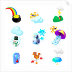 Different seasons in a year by Anonymous