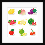 Close-up of various fruits by Anonymous