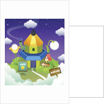 Building in a pencil shape by Anonymous