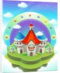 Dream house on a rock by Anonymous