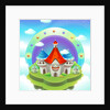 Dream house on a rock by Anonymous