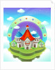 Dream house on a rock by Anonymous