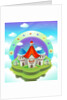Dream house on a rock by Anonymous