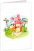 Refrigerator in the shape of a rabbit by Anonymous