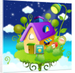 Facade of a house by Anonymous