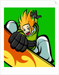 Low angle view of a man skateboarding by Anonymous