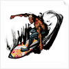 Man surfing by Anonymous