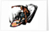 Man surfing by Anonymous